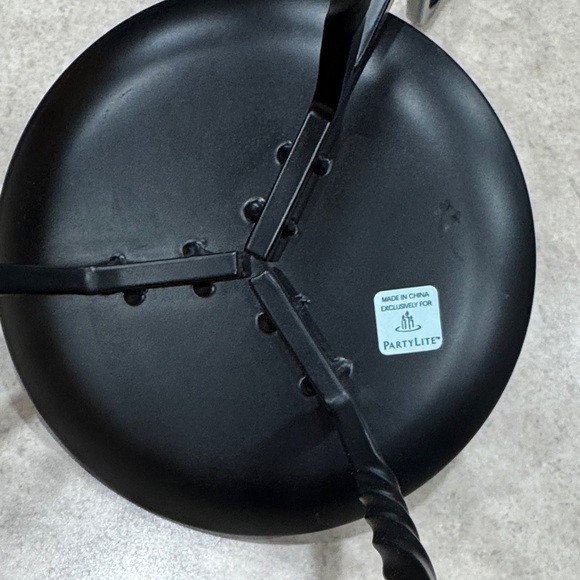 PartyLite Black Metal Candle Holder with Snuffer - Picture 7 of 7